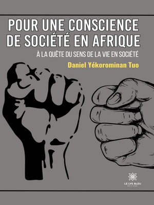 cover image of Pour une conscience de société en Afrique
